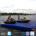 modular plastic jet ski pontoon dock with competitive price